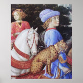 Poster Procession de Magus Melchior, Cheval, Chat sauvage (Devant)