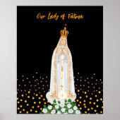 Poster Procession de Notre-Dame de Fatima aux bougies (Devant)
