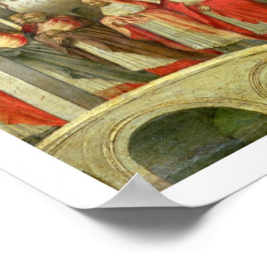 Poster Procession de St. Gregory au Castel St. Angelo (Coin)