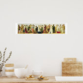 Poster Procession des personnages de Shakespeare (huile s (Cuisine)