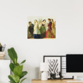 Poster Procession des personnages de Shakespeare (huile s (Bureau à domicile)