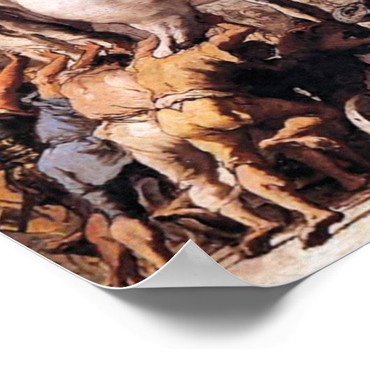 Poster Procession du cheval de Troie (Coin)