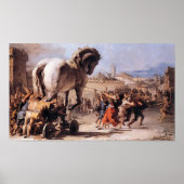 Poster Procession du cheval de Troie (Devant)