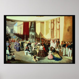 Poster Procession du Corpus Christi à Séville