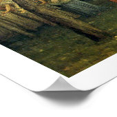 Poster Procession florale Art nouveau par Elisabeth Sonre (Coin)