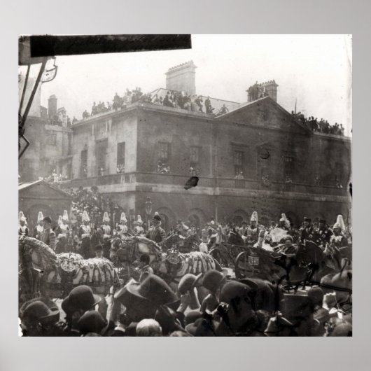 Poster Procession jubilaire à Whitehall, 1887 (Devant)