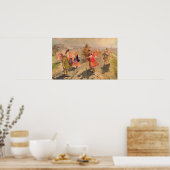 Poster Procession mariage dans la région d'Orel (Cuisine)