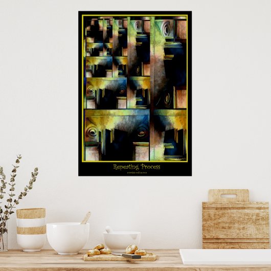 Poster Processus de répétition (Cuisine)