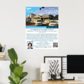 Poster Prochainement, le voyageur ouvre la maison (Bureau à domicile)