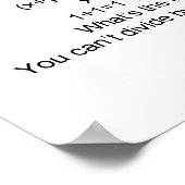 Poster Proclamation 1+1=1 (Coin)