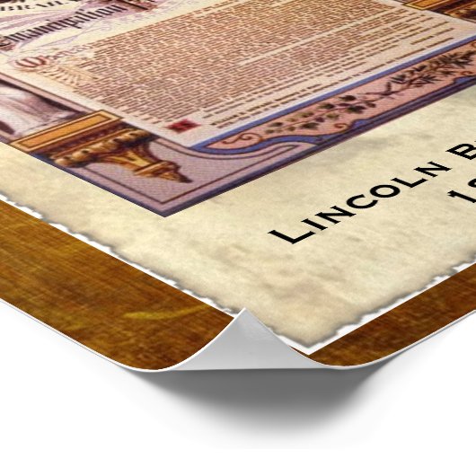 Poster Proclamation commémorative sur l'émancipation (Coin)