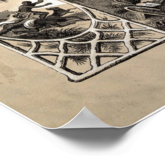 Poster Proclamation d'Abraham Lincoln sur l'émancipation (Coin)