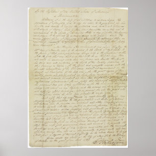 Poster Proclamation de l'affiche de 1789