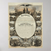 Poster Proclamation d'émancipation [1864] (Devant)