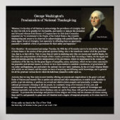 Poster Proclamation du jour de l'Action de grâce (Devant)