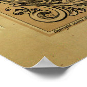 Poster Proclamation sur l'émancipation (Publié en 1886) (Coin)