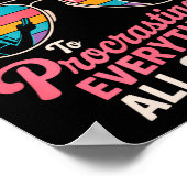 Poster Procrastinator Gift Funny Summer Quote Lazy Lifest (Coin)