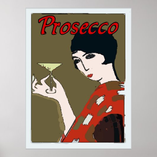 Poster Procuco, femme en verre (Devant)