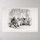 Poster Procureur et client, courage et impatience (Devant)