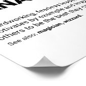 Poster Product Manager Funny Boss Definition (Coin)