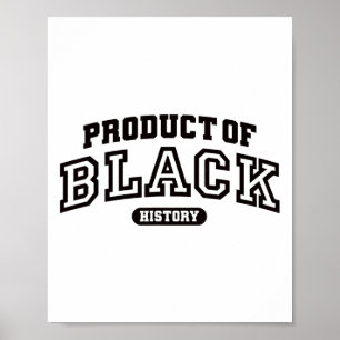Poster Produit du Mois de l'Histoire des Noirs de l'Histo