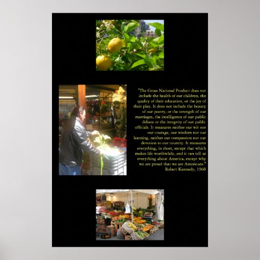 Poster Produit national brut (Devant)