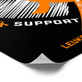 Poster Produits Cadeau Papa Maman Leukemia Sensibilisatio (Coin)