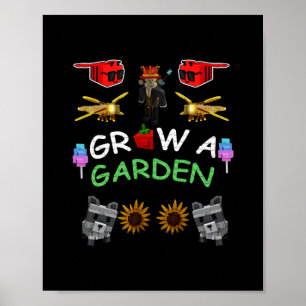 Poster Produits dérivés pour fans de gamers de jardin cul