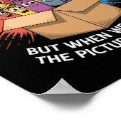 Poster Prof amusant Nous sommes comme une boîte de crayon (Coin)