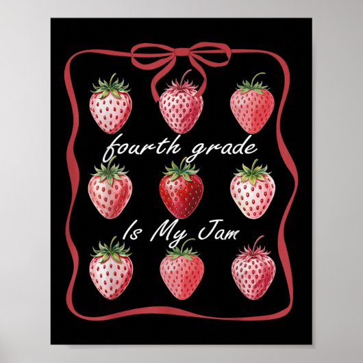 Poster Prof de 4e année, c'est ma passion Équipe de 4e an (Devant)