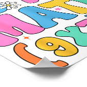 Poster Prof de maths 67 Mème Drôle de mathématiques Bruh (Coin)