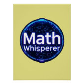 Poster Prof de maths chuchoteur de maths (Devant)