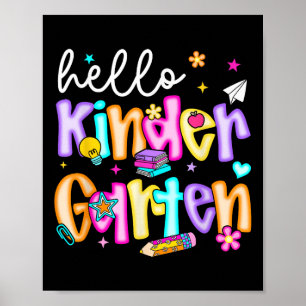 Poster Prof Hello Maternelle Rentree Scolaire Enseignants