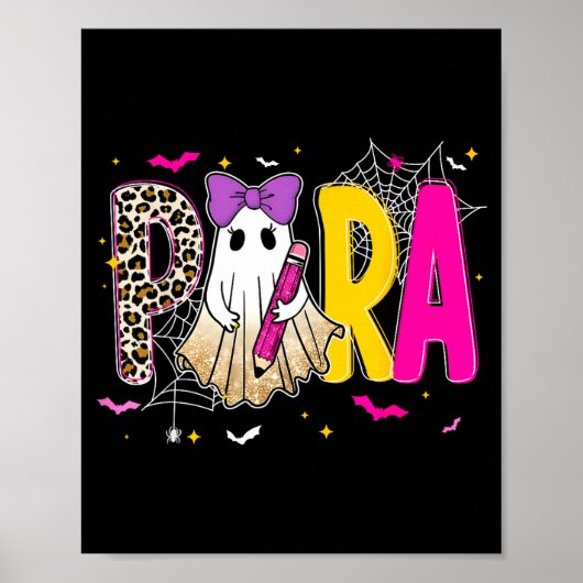 Poster Prof spooky Halloween Para Conseiller Enseignant S (Devant)