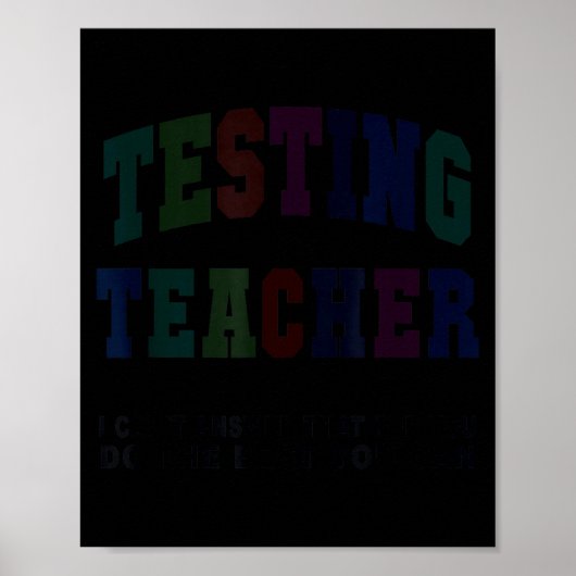 Poster Prof test enseignant journée de test bruh maths el (Devant)