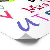 Poster Professeur à l'école Rockin' - SRF (Coin)