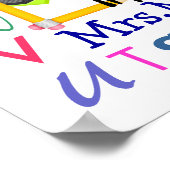 Poster Professeur à l'école Rockin' - SRF (Coin)