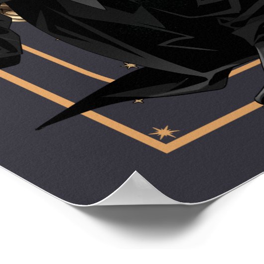 Poster Professeur Anime Severus Snape assis (Coin)