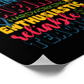 Poster Professeur Cadeaux | Enseignant de soins Extraordi (Coin)