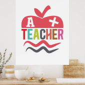 Poster Professeur Cadeaux | Un enseignant Plus (Cuisine)