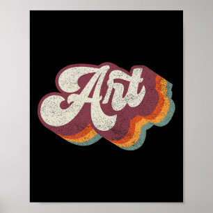 Poster Professeur d'art rentrée des classes