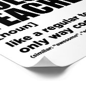 Poster Professeur de biologie | Science Biologie Sciencti (Coin)