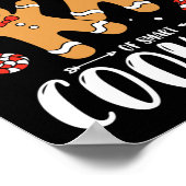 Poster Professeur de cookies intelligents Gingerbread Noë (Coin)