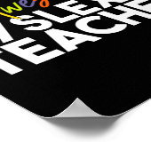 Poster Professeur de dyslexie (Coin)