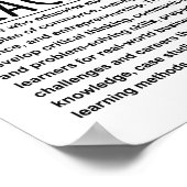 Poster Professeur de gestion (Coin)