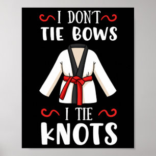 Poster Professeur de Karaté Karateka Étudiant Arts Martia