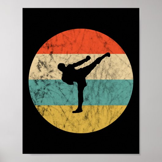 Poster Professeur de kickboxing Sunset Mma Kickboxing Kar (Devant)
