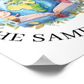 Poster Professeur de langues Bilingue pour enfants (Coin)