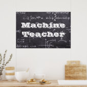 Poster Professeur de Machine (Cuisine)