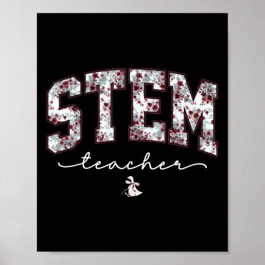 Poster Professeur de mathématiques d'ingénierie de techno (Devant)